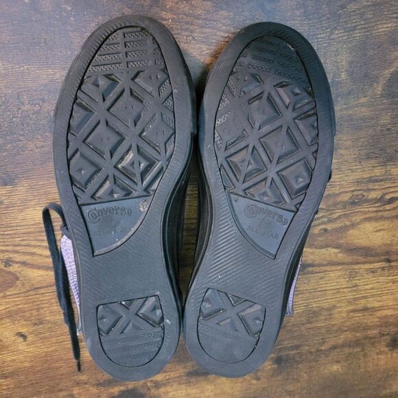 Converse CTAS Iridescent Metallic Violet Hi Sneakers Size 7 Streetwear - Picture 8 of 14